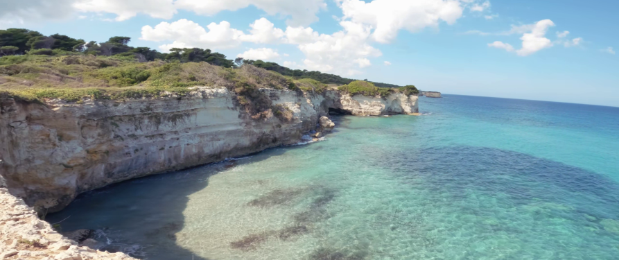 le turchesi acque del Salento